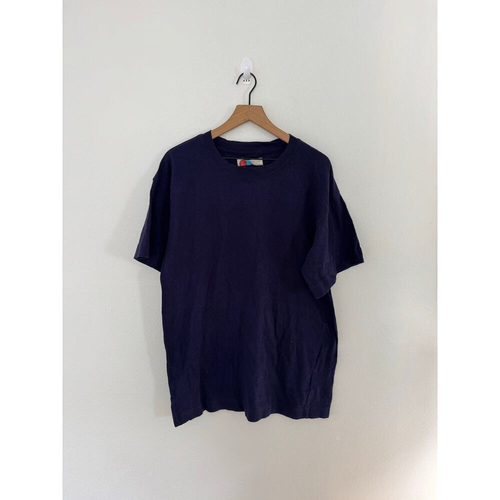 Free People Women's Dark Blue Oversize T Shirt Dress Pockets Size XS